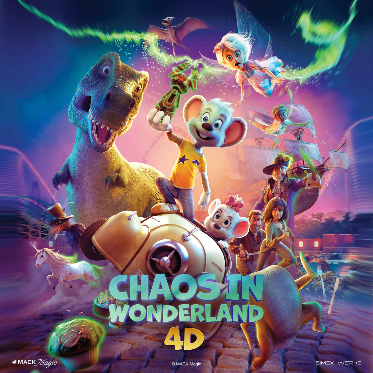 4D AdventureLand: Any 2 Rides Admission Ticket